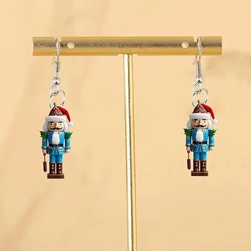 Wholesale Nutcracker King Earrings Christmas Holiday Earrings